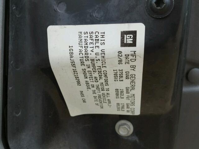 1G8AJ55F16Z182902 - 2006 SATURN ION LEVEL GRAY photo 10