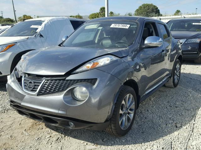 JN8AF5MR5CT118397 - 2012 NISSAN JUKE S GRAY photo 2