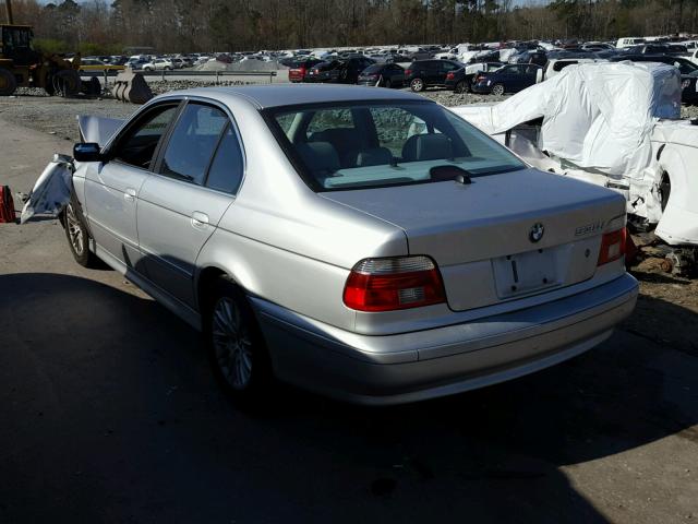 WBADT63442CH89538 - 2002 BMW 530 I AUTO SILVER photo 3