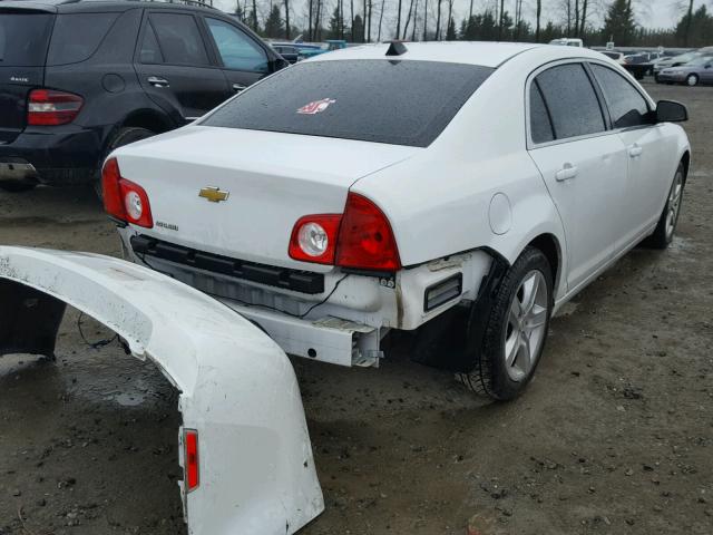 1G1ZA5E00CF305096 - 2012 CHEVROLET MALIBU LS WHITE photo 4