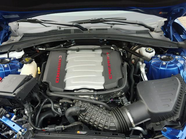 1G1FE1R7XH0191884 - 2017 CHEVROLET CAMARO SS Azul foto 7