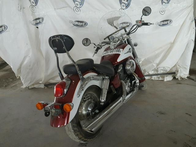 JH2RC44671M454266 - 2001 HONDA VT750 CD2 RED photo 4