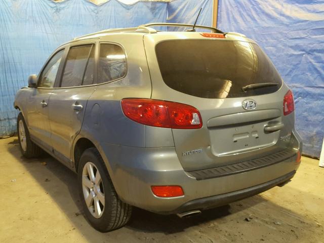 5NMSH73E58H181996 - 2008 HYUNDAI SANTA FE S GREEN photo 3