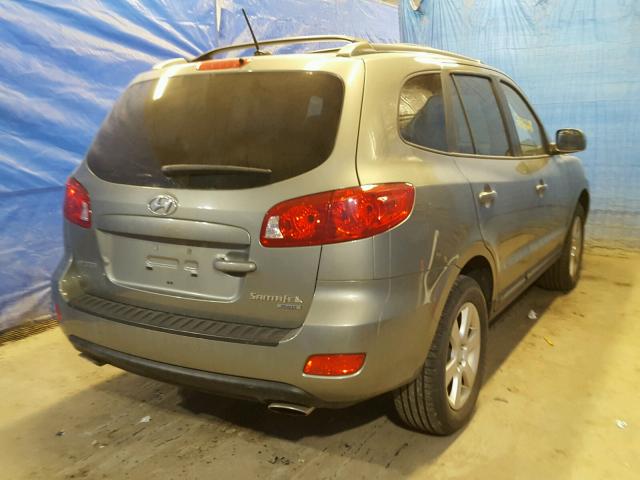 5NMSH73E58H181996 - 2008 HYUNDAI SANTA FE S GREEN photo 4