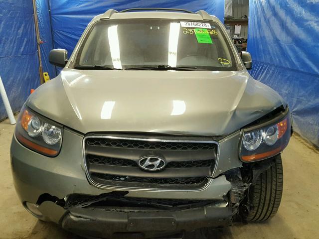 5NMSH73E58H181996 - 2008 HYUNDAI SANTA FE S GREEN photo 9