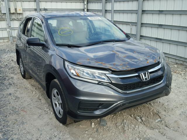 2HKRM4H34GH609753 - 2016 HONDA CR-V LX GRAY photo 1