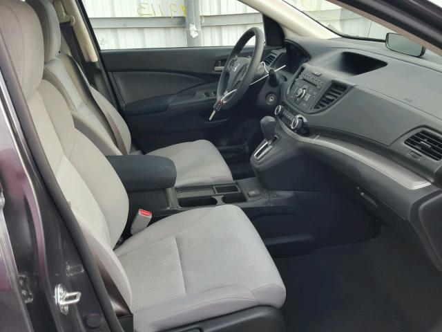 2HKRM4H34GH609753 - 2016 HONDA CR-V LX GRAY photo 5