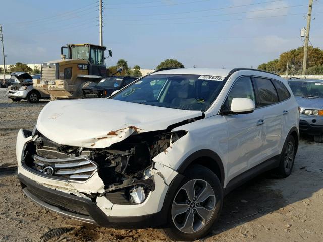 KM8SM4HF0FU100982 - 2015 HYUNDAI SANTA FE G WHITE photo 2