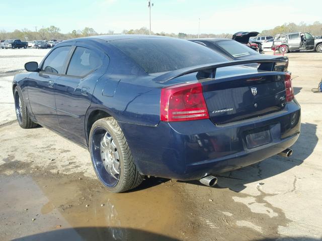 2B3KA53H66H168025 - 2006 DODGE CHARGER R/ BLUE photo 3