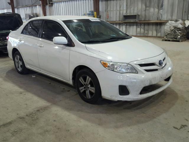 JTDBU4EE1B9148620 - 2011 TOYOTA COROLLA BA WHITE photo 1