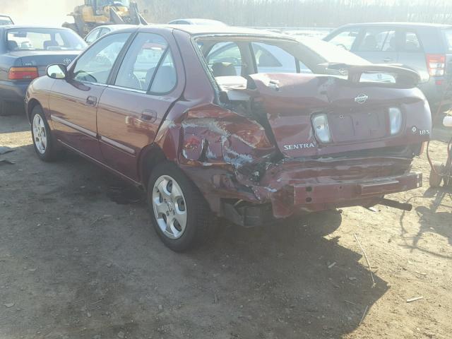 3N1CB51D74L852606 - 2004 NISSAN SENTRA 1.8 RED photo 3