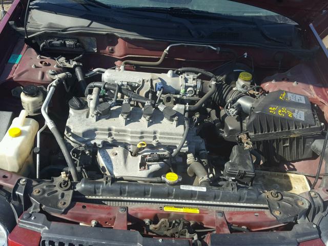 3N1CB51D74L852606 - 2004 NISSAN SENTRA 1.8 RED photo 7