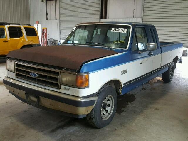 1FTEX15N6KKB23899 - 1989 FORD F150 TWO TONE photo 2