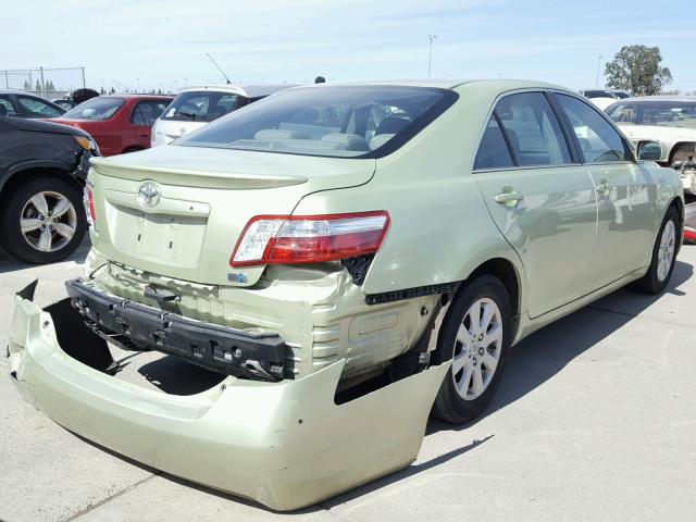 4T1BB46K99U092214 - 2009 TOYOTA CAMRY GREEN photo 4