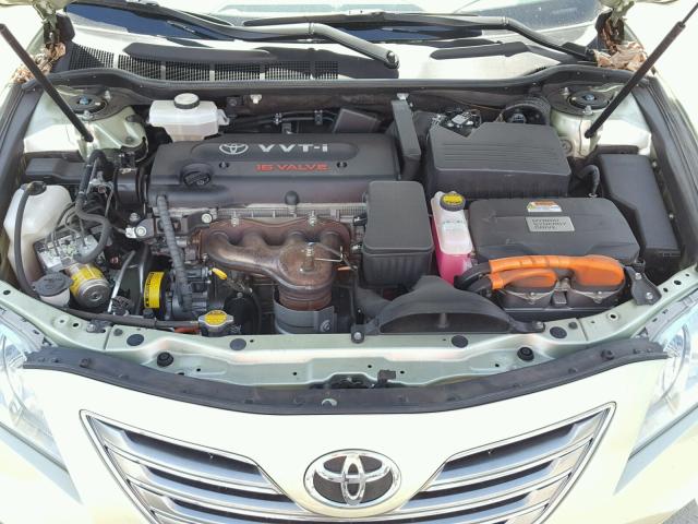 4T1BB46K99U092214 - 2009 TOYOTA CAMRY GREEN photo 7