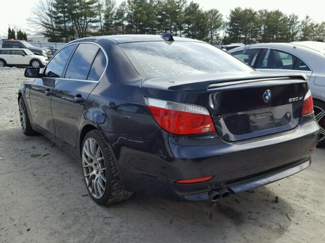 WBANF73577CU27850 - 2007 BMW 530 XI BLUE photo 3