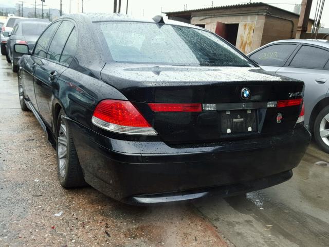 WBAGL63464DP69220 - 2004 BMW 745 I BLACK photo 3