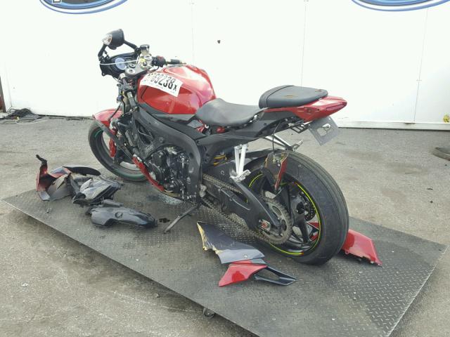 JS1GN7DA972104202 - 2007 SUZUKI GSX-R600 RED photo 3