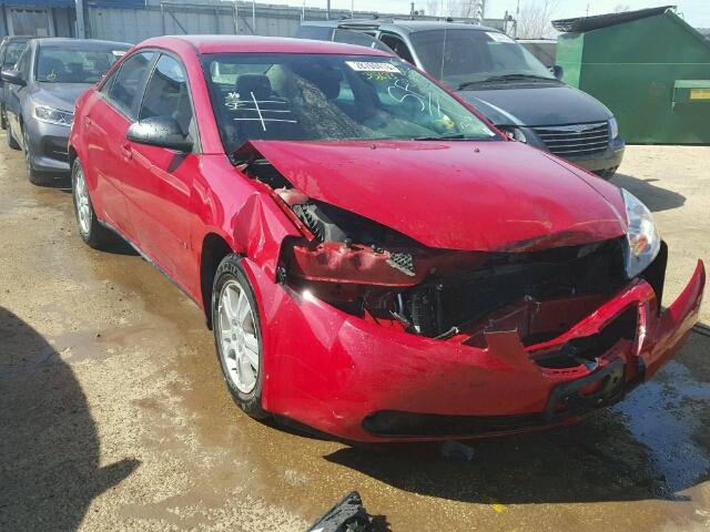 1G2ZG558964248378 - 2006 PONTIAC G6 SE1 RED photo 1