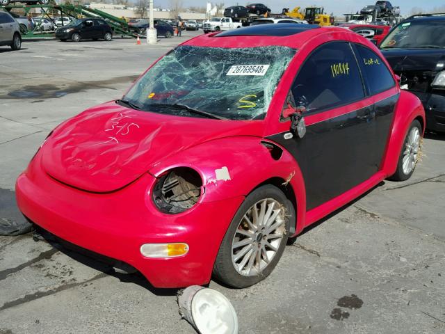 3VWCD21C7YM422570 - 2000 VOLKSWAGEN NEW BEETLE 红色 照片 2