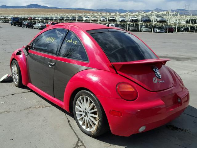 3VWCD21C7YM422570 - 2000 VOLKSWAGEN NEW BEETLE 红色 照片 3