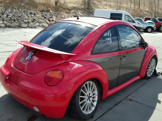3VWCD21C7YM422570 - 2000 VOLKSWAGEN NEW BEETLE 红色 照片 4