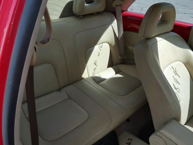 3VWCD21C7YM422570 - 2000 VOLKSWAGEN NEW BEETLE 红色 照片 6