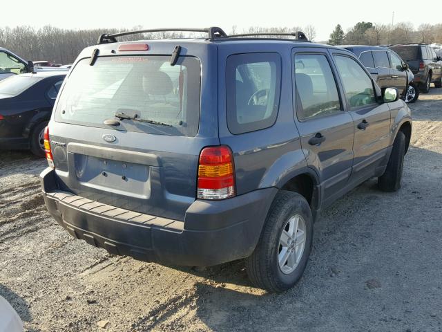 1FMYU02Z95KE22973 - 2005 FORD ESCAPE XLS BLUE photo 4