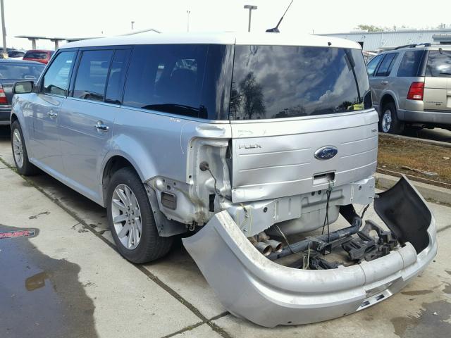 2FMDK52C49BA19450 - 2009 FORD FLEX SEL SILVER photo 3