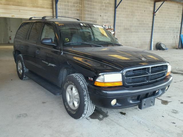 1B4HR28YXYF278599 - 2000 DODGE DURANGO BLACK photo 1