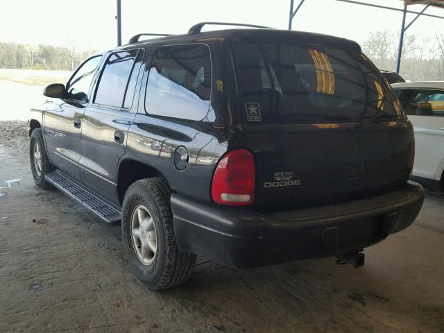 1B4HR28YXYF278599 - 2000 DODGE DURANGO BLACK photo 3