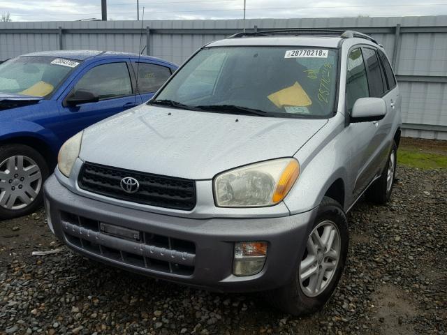 JTEGH20VX10022227 - 2001 TOYOTA RAV4 SILVER photo 2