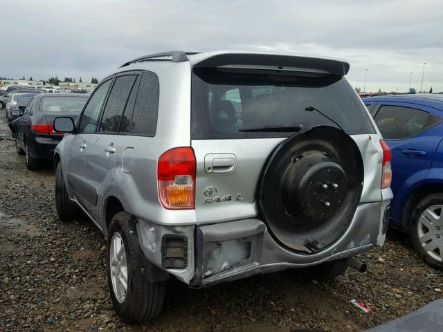 JTEGH20VX10022227 - 2001 TOYOTA RAV4 SILVER photo 3