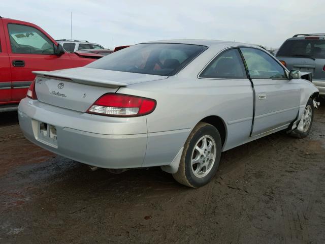 2T1CG22P11C505891 - 2001 TOYOTA CAMRY SOLA SILVER photo 4