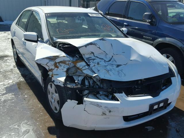 1HGCM56495A008464 - 2005 HONDA ACCORD LX WHITE photo 2