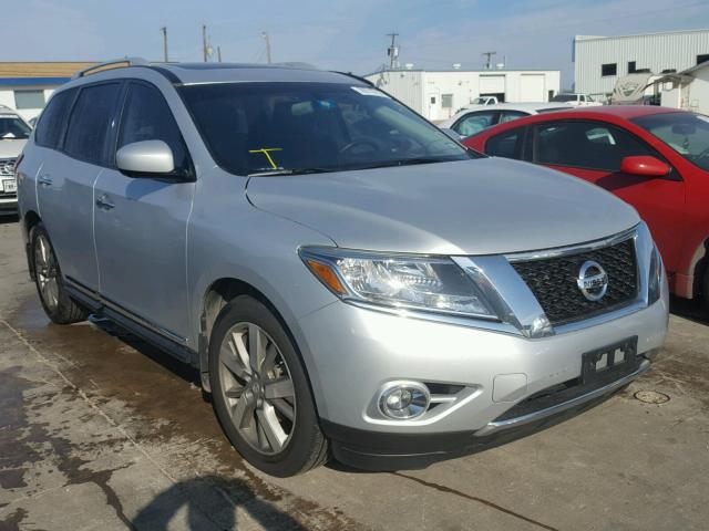 5N1AR2MN2EC620572 - 2014 NISSAN PATHFINDER SILVER photo 1