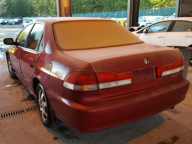 JHMCG566X1C014018 - 2001 HONDA ACCORD EX RED photo 3