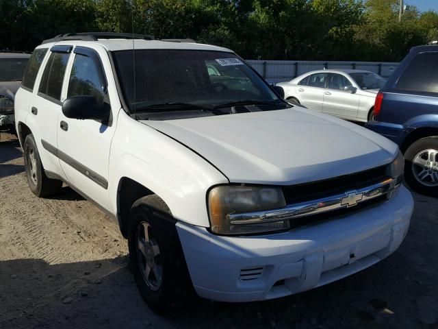 1GNDS13S842161230 - 2004 CHEVROLET TRAILBLAZE WHITE photo 1