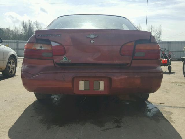 1Y1SK5480XZ419662 - 1999 CHEVROLET GEO PRIZM 勃艮第红 照片 9