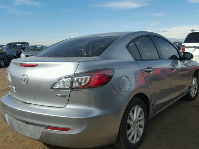 JM1BL1V73C1623218 - 2012 MAZDA 3 I SILVER photo 4