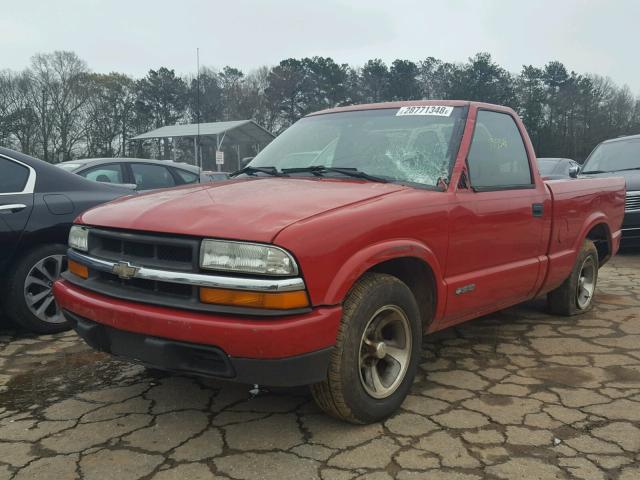 1GCCS14W028164087 - 2002 CHEVROLET S TRUCK S1 RED photo 2