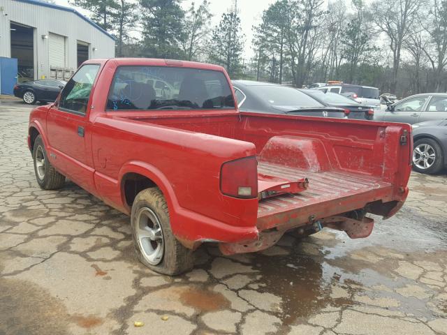 1GCCS14W028164087 - 2002 CHEVROLET S TRUCK S1 RED photo 5