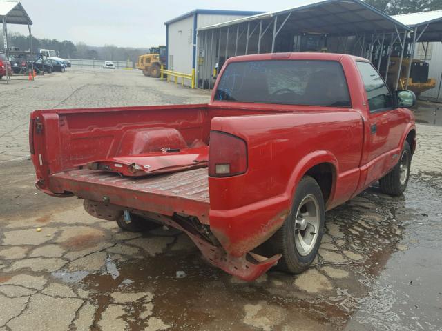 1GCCS14W028164087 - 2002 CHEVROLET S TRUCK S1 RED photo 6