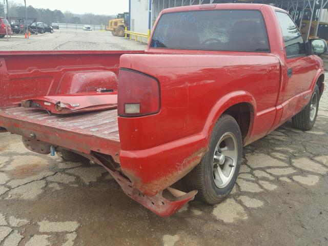 1GCCS14W028164087 - 2002 CHEVROLET S TRUCK S1 RED photo 9