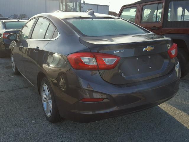 1G1BE5SM7G7272756 - 2016 CHEVROLET CRUZE LT GRAY photo 3