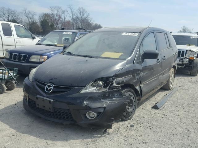 JM1CR293480309798 - 2008 MAZDA 5 BLACK photo 2