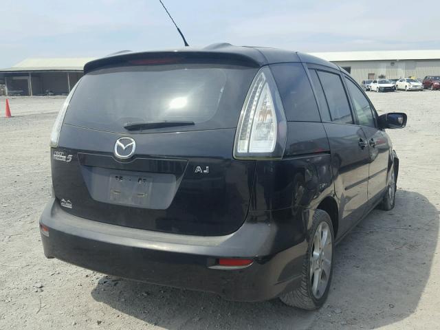 JM1CR293480309798 - 2008 MAZDA 5 BLACK photo 4