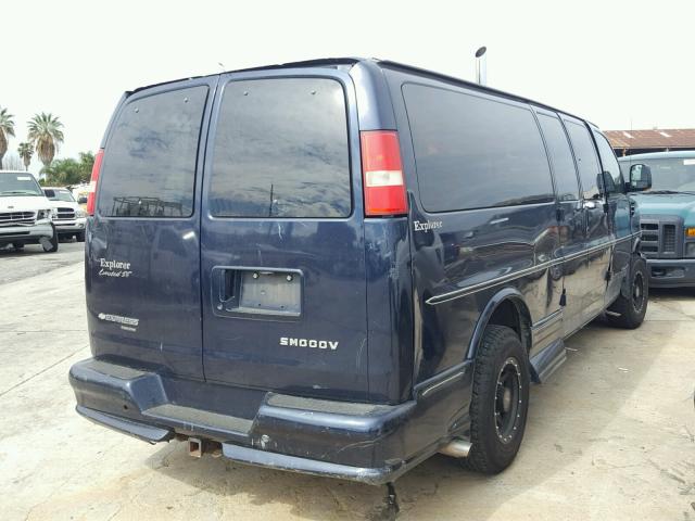 1GBGG29KX81179782 - 2008 CHEVROLET EXPRESS G2 BLUE photo 4