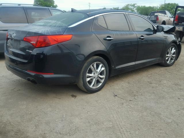 5XXGN4A7XCG052418 - 2012 KIA OPTIMA EX BLACK photo 4