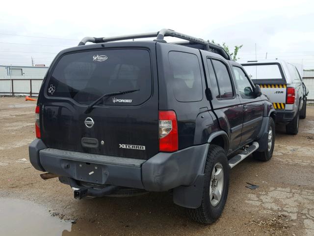 5N1ED28Y04C669112 - 2004 NISSAN XTERRA XE BLACK photo 4